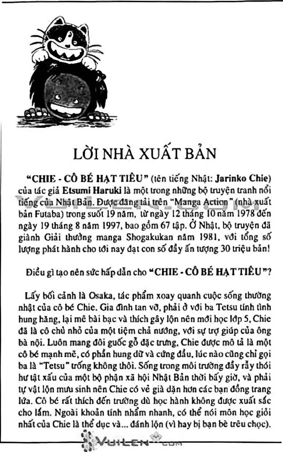 Truyện Tranh Chie - Cô Bé Hạt Tiêu trang 2