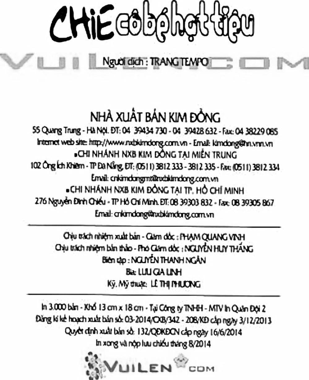 Truyện Tranh Chie - Cô Bé Hạt Tiêu trang 2