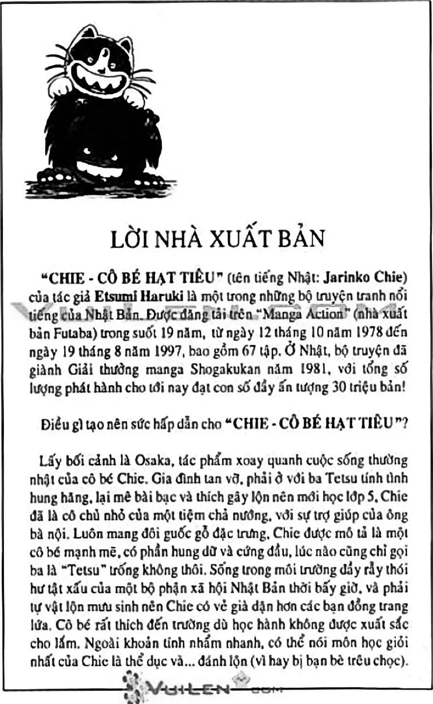 Truyện Tranh Chie - Cô Bé Hạt Tiêu trang 2