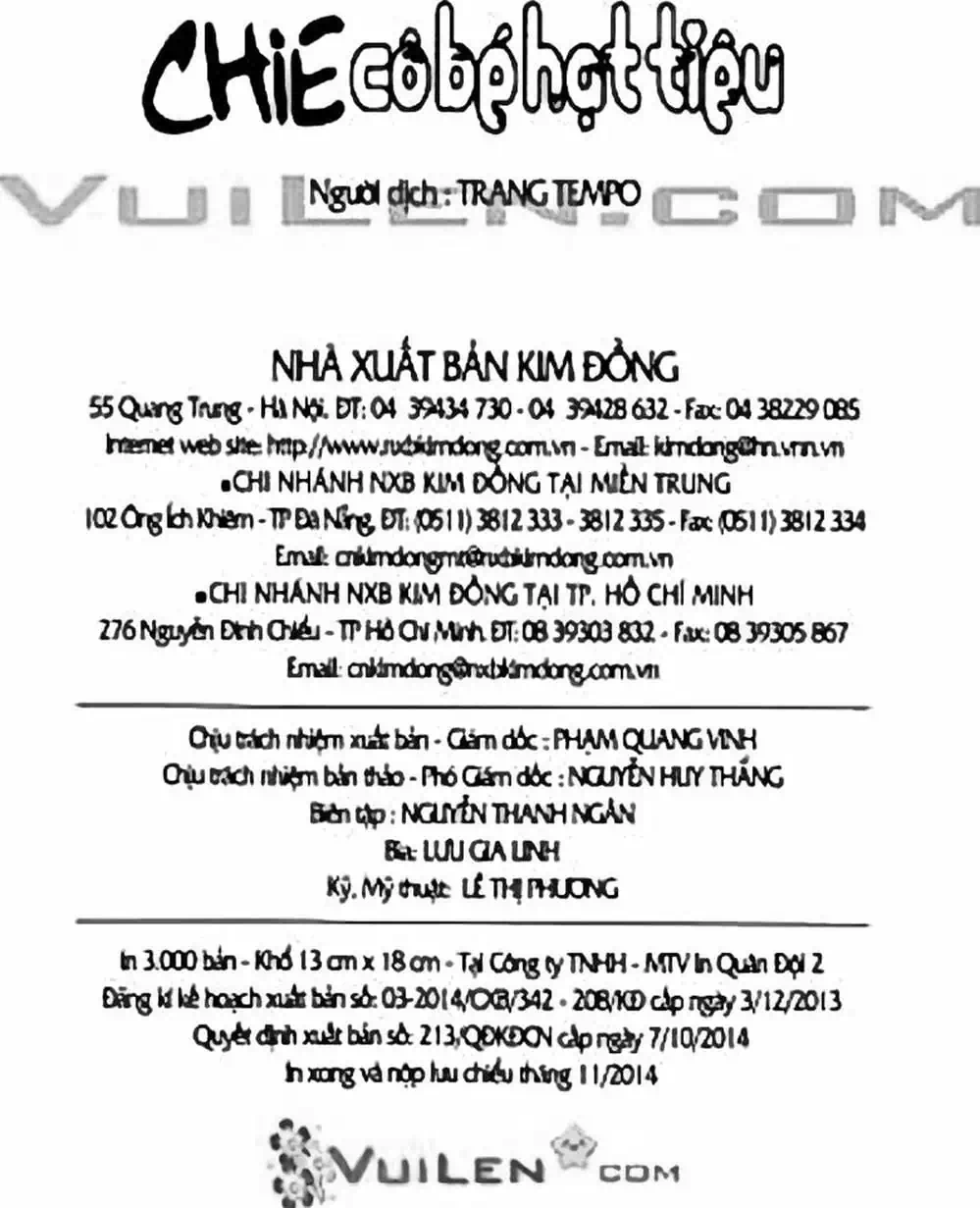 Truyện Tranh Chie - Cô Bé Hạt Tiêu trang 2