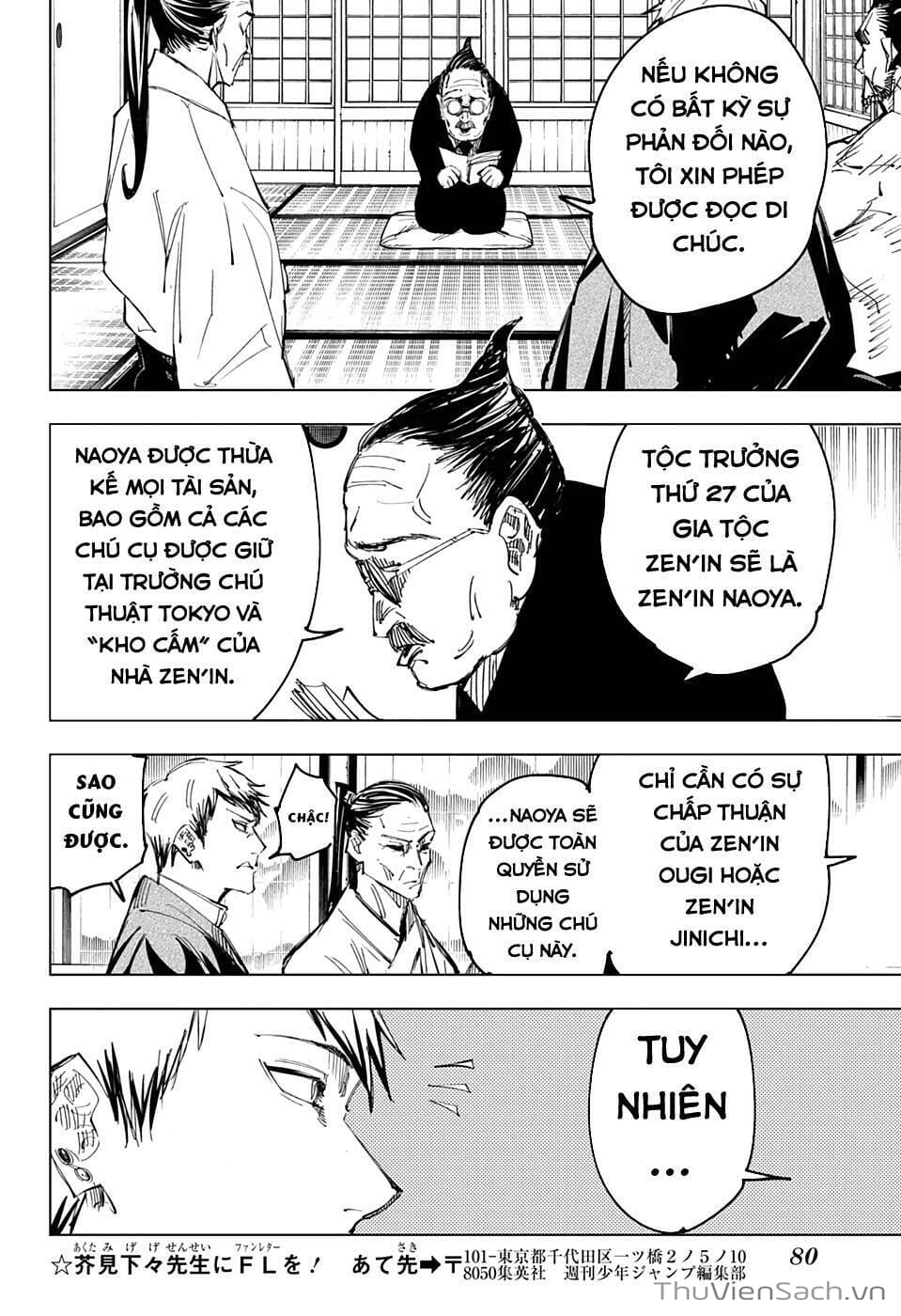 Truyện Tranh Chú Thuật Hồi Chiến - Jujutsu Kaisen trang 5