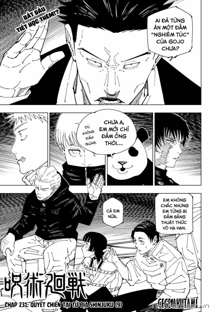 Truyện Tranh Chú Thuật Hồi Chiến - Jujutsu Kaisen trang 5