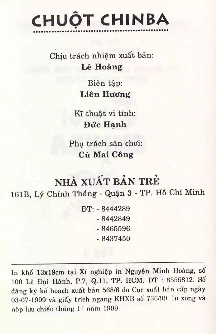 Truyện Tranh Chuột Chinpui - Doraemon trang 4