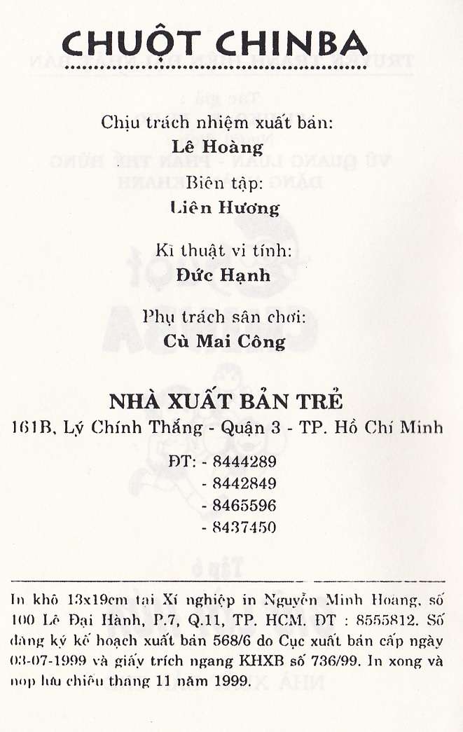 Truyện Tranh Chuột Chinpui - Doraemon trang 4