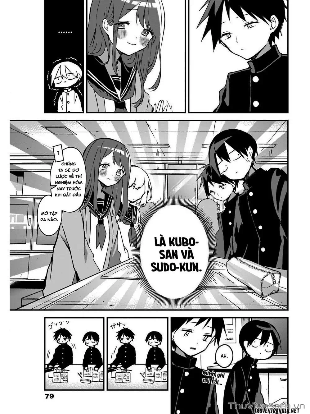 Truyện Tranh Chuyện Tào Lao Của A Hoàn - Kubo-San Wa Boku (Mobu) Wo Yurusanai trang 3