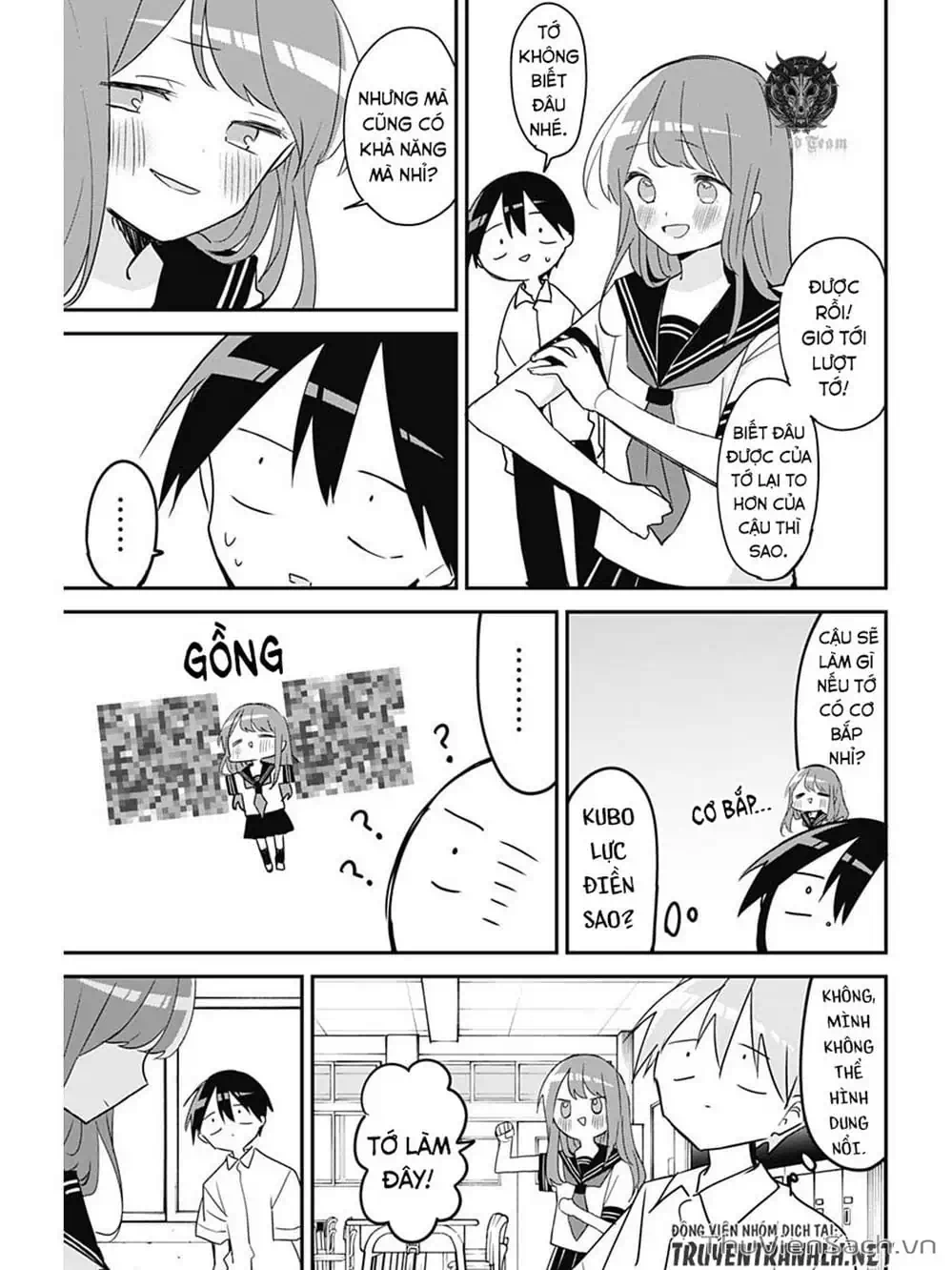 Truyện Tranh Chuyện Tào Lao Của A Hoàn - Kubo-San Wa Boku (Mobu) Wo Yurusanai trang 3