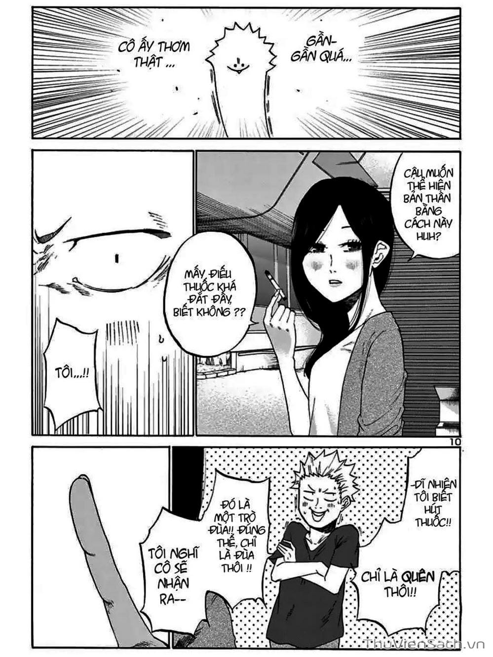 Truyện Tranh Thuốc Lá Senpai Và Kouhai Anh Đào - Cigarette And Cherry trang 4