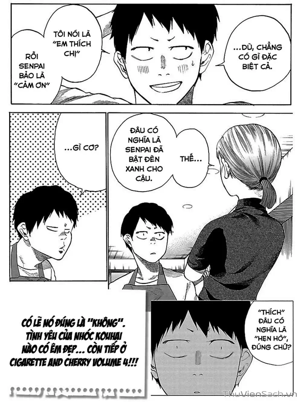 Truyện Tranh Thuốc Lá Senpai Và Kouhai Anh Đào - Cigarette And Cherry trang 4