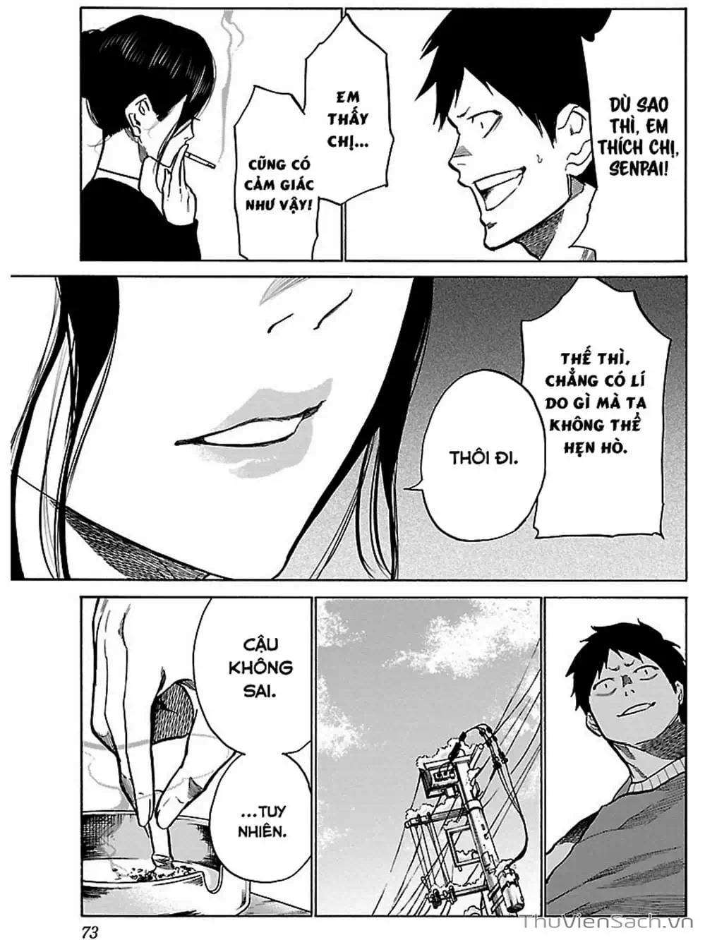 Truyện Tranh Thuốc Lá Senpai Và Kouhai Anh Đào - Cigarette And Cherry trang 4