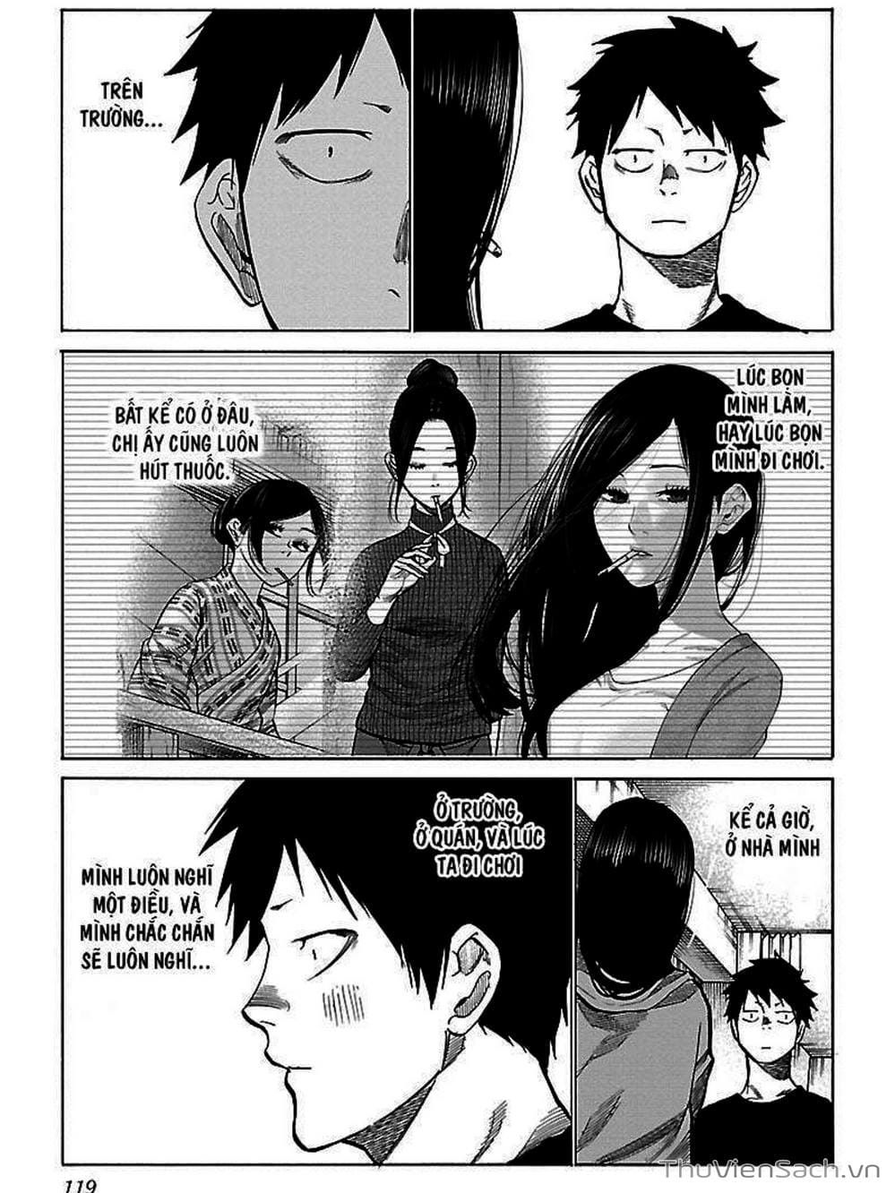 Truyện Tranh Thuốc Lá Senpai Và Kouhai Anh Đào - Cigarette And Cherry trang 4