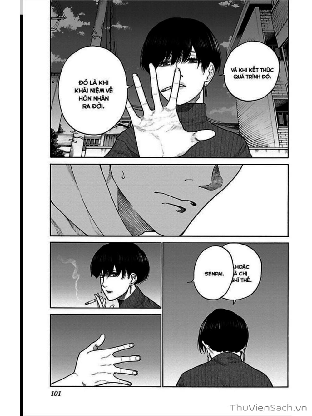 Truyện Tranh Thuốc Lá Senpai Và Kouhai Anh Đào - Cigarette And Cherry trang 4