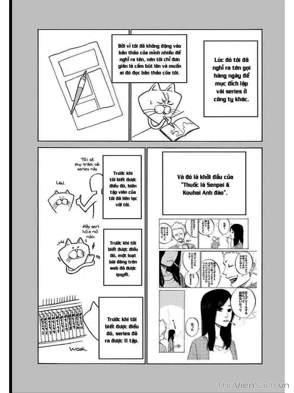 Truyện Tranh Thuốc Lá Senpai Và Kouhai Anh Đào - Cigarette And Cherry trang 4