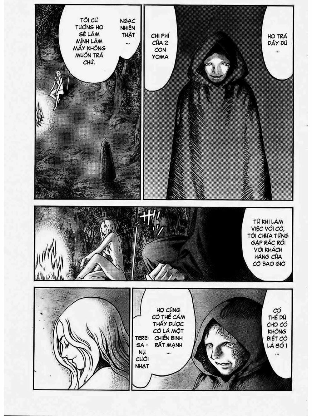 Truyện Tranh Claymore Mắt Bạc trang 4