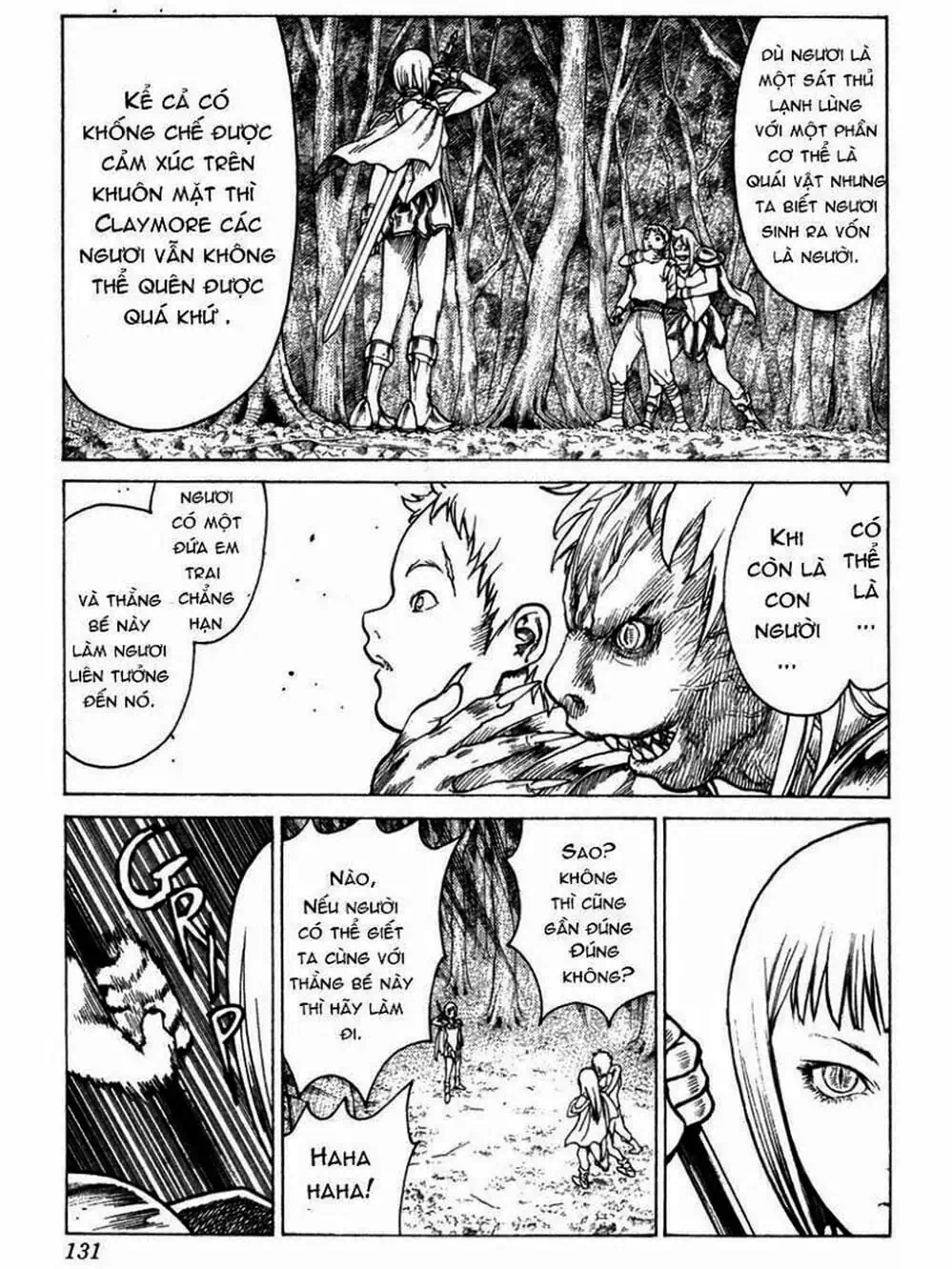 Truyện Tranh Claymore Mắt Bạc trang 4