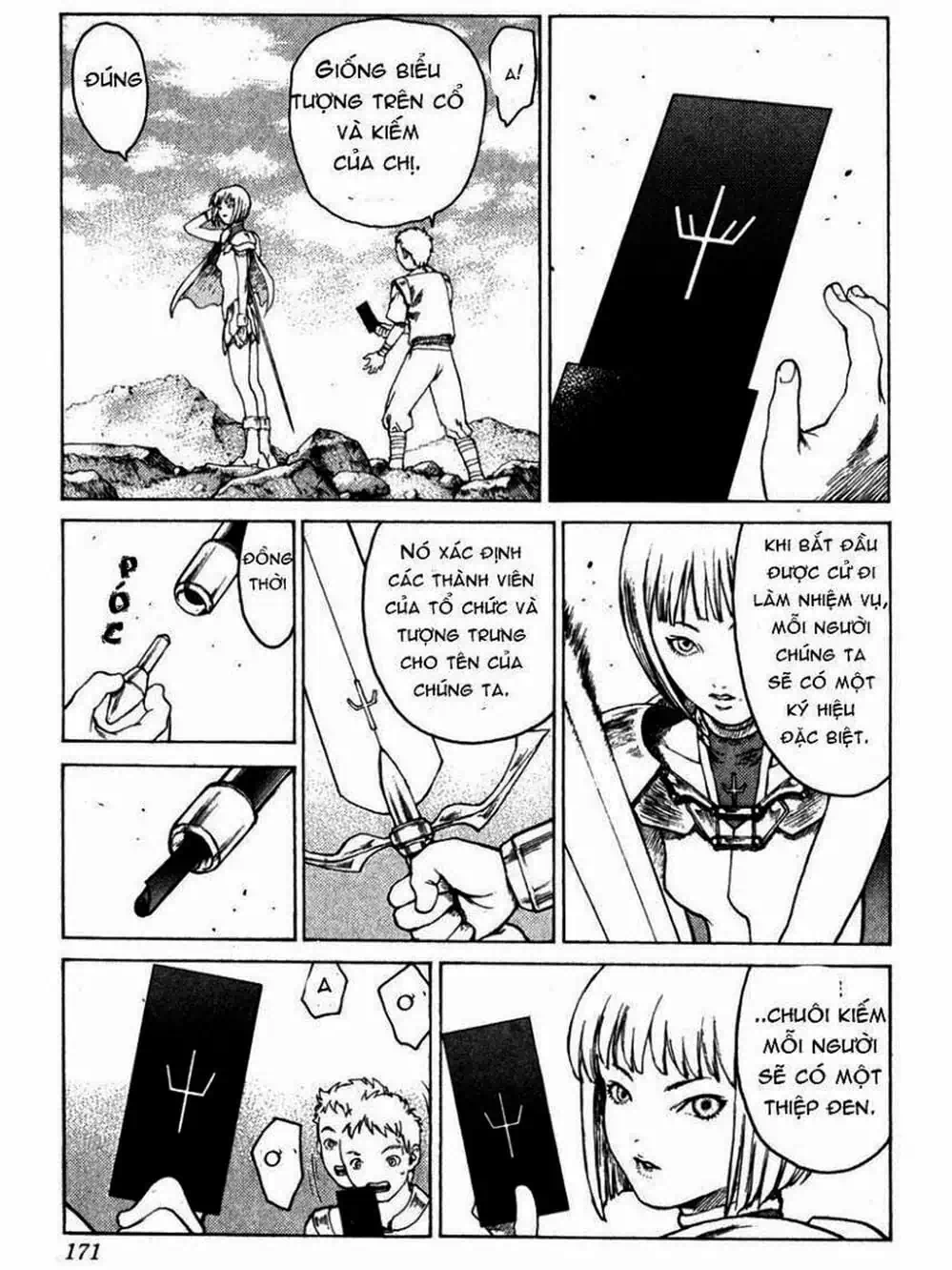 Truyện Tranh Claymore Mắt Bạc trang 4