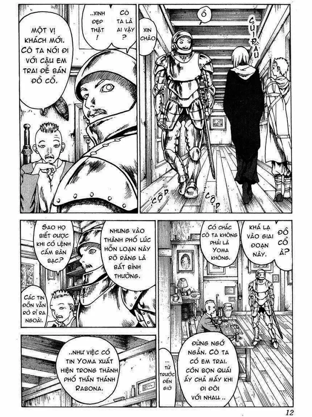 Truyện Tranh Claymore Mắt Bạc trang 4