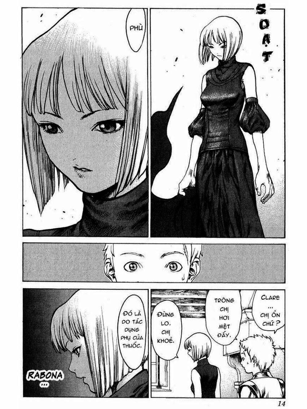 Truyện Tranh Claymore Mắt Bạc trang 4