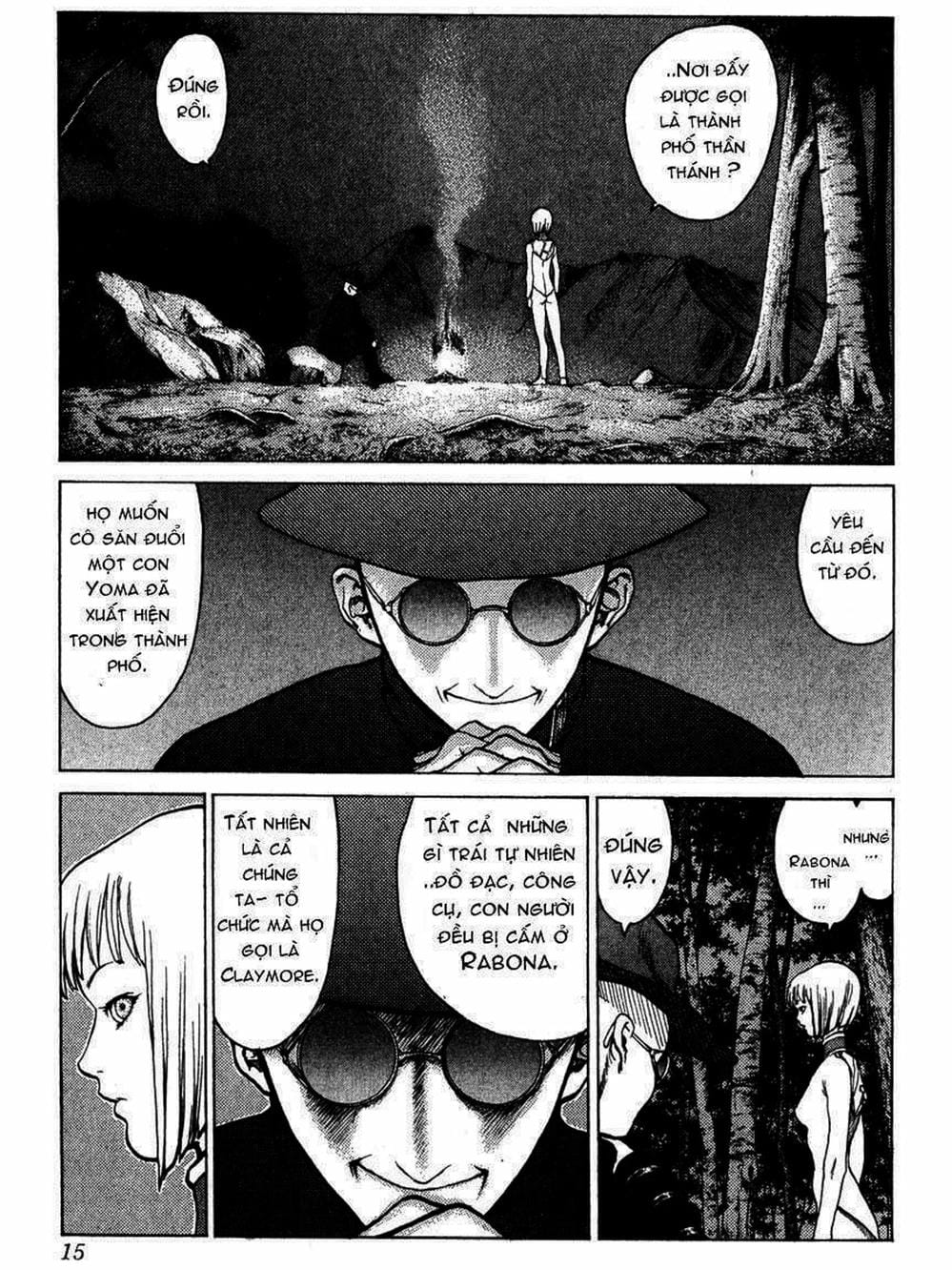 Truyện Tranh Claymore Mắt Bạc trang 4