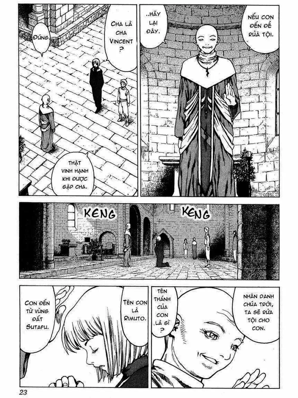 Truyện Tranh Claymore Mắt Bạc trang 4