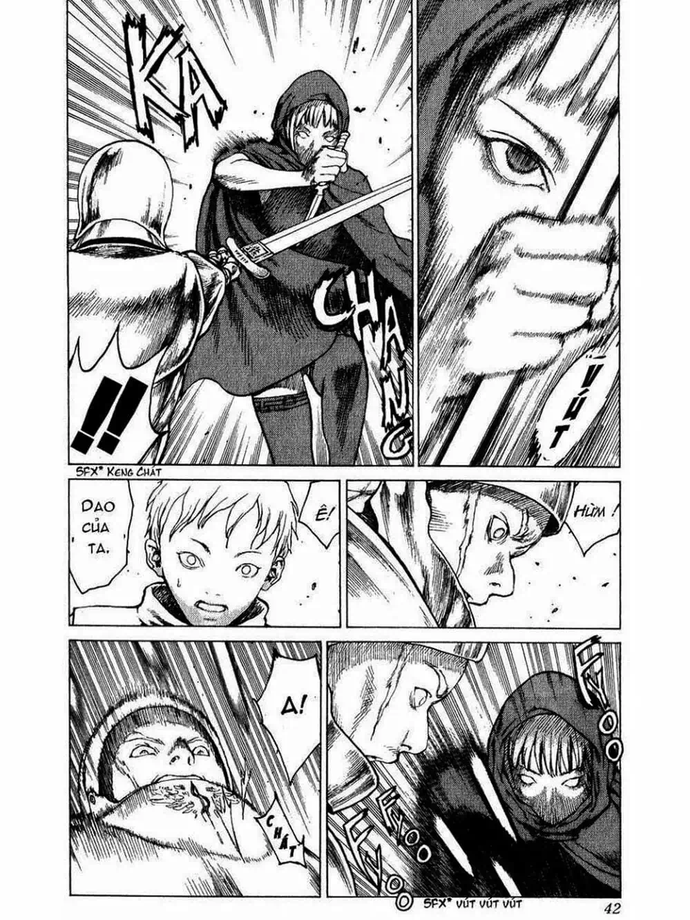 Truyện Tranh Claymore Mắt Bạc trang 4