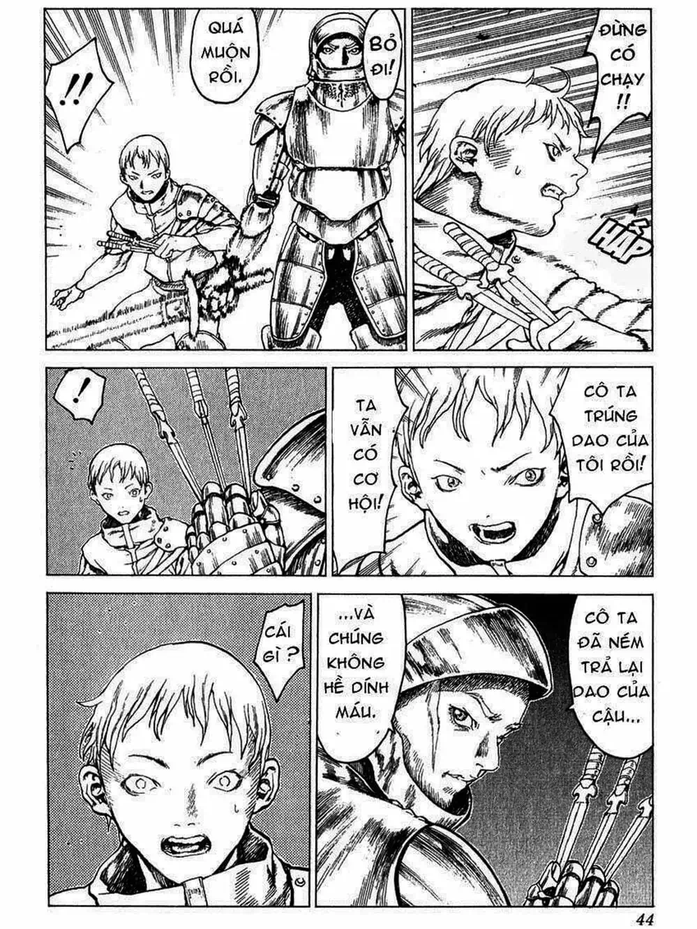Truyện Tranh Claymore Mắt Bạc trang 4