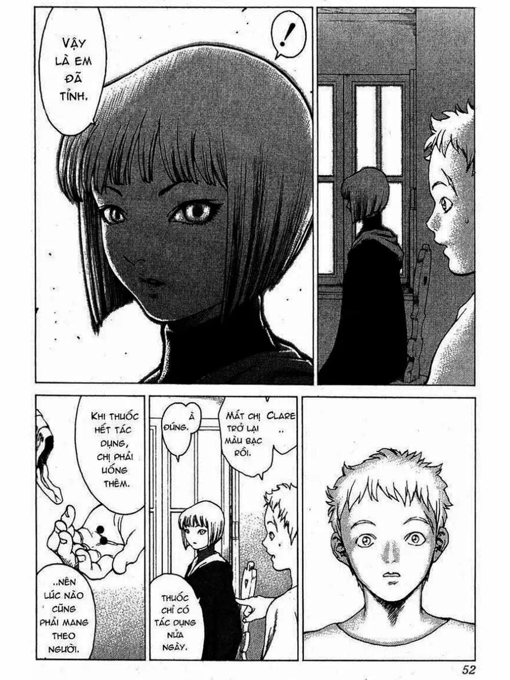 Truyện Tranh Claymore Mắt Bạc trang 4