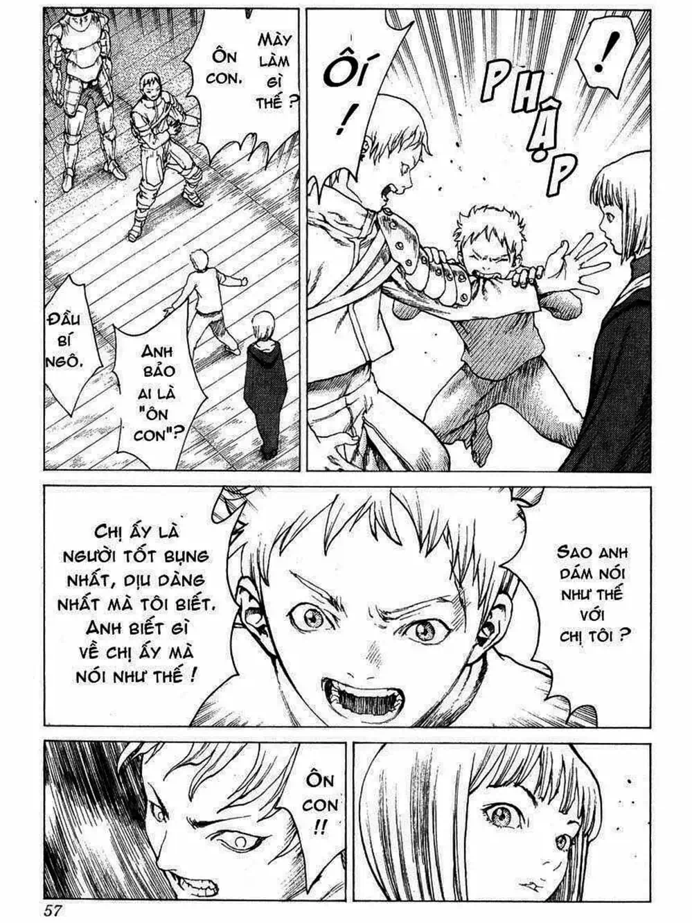 Truyện Tranh Claymore Mắt Bạc trang 4