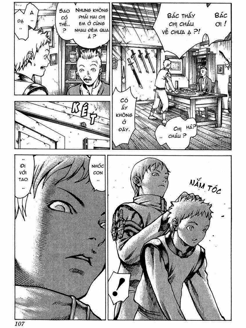 Truyện Tranh Claymore Mắt Bạc trang 4