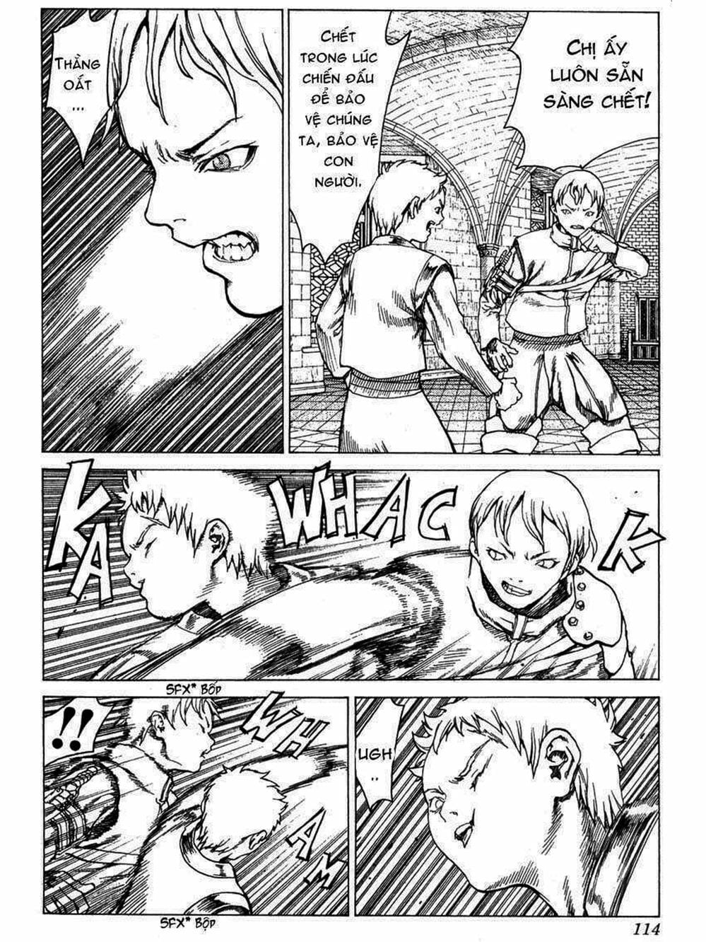 Truyện Tranh Claymore Mắt Bạc trang 4