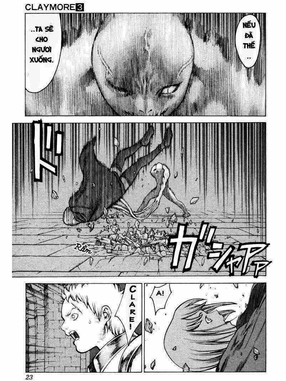 Truyện Tranh Claymore Mắt Bạc trang 4