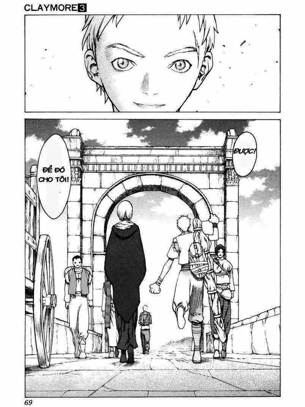 Truyện Tranh Claymore Mắt Bạc trang 4