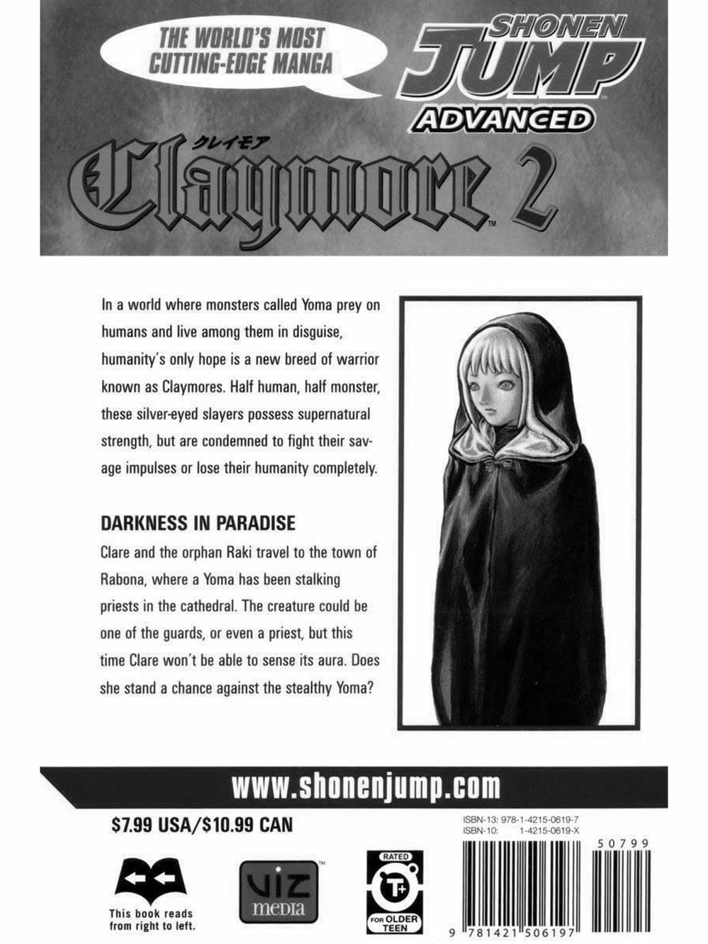 Truyện Tranh Claymore Mắt Bạc trang 4