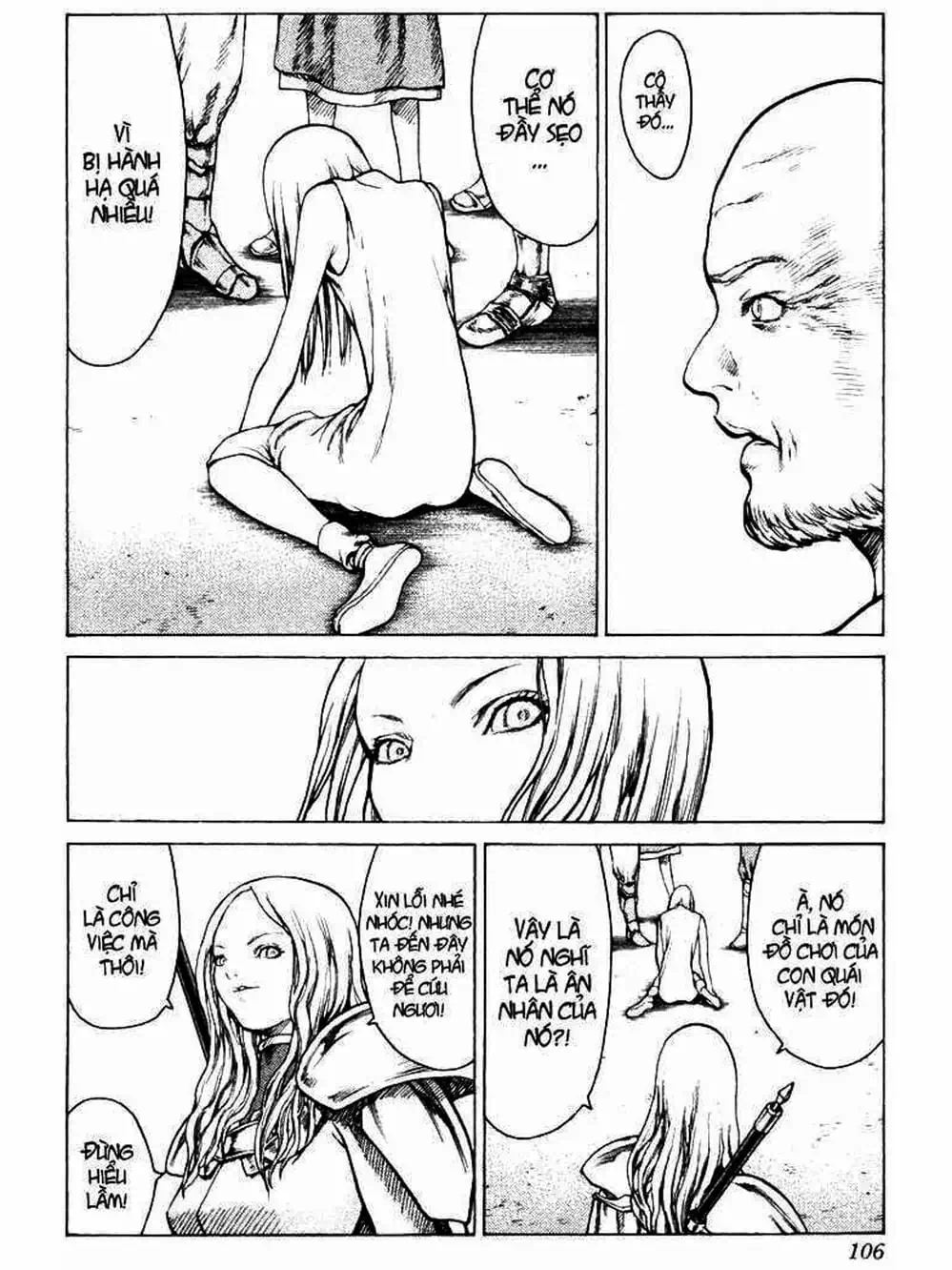 Truyện Tranh Claymore Mắt Bạc trang 4