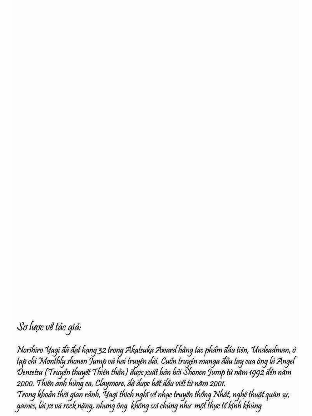 Truyện Tranh Claymore Mắt Bạc trang 4