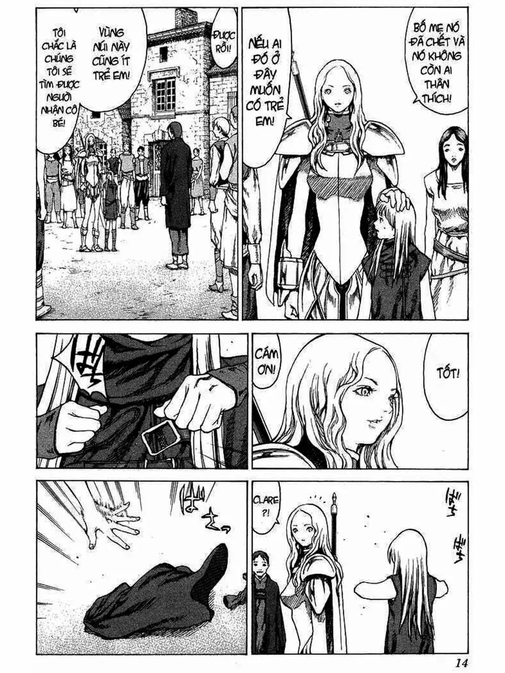 Truyện Tranh Claymore Mắt Bạc trang 4