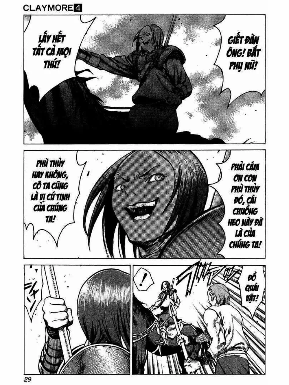 Truyện Tranh Claymore Mắt Bạc trang 4