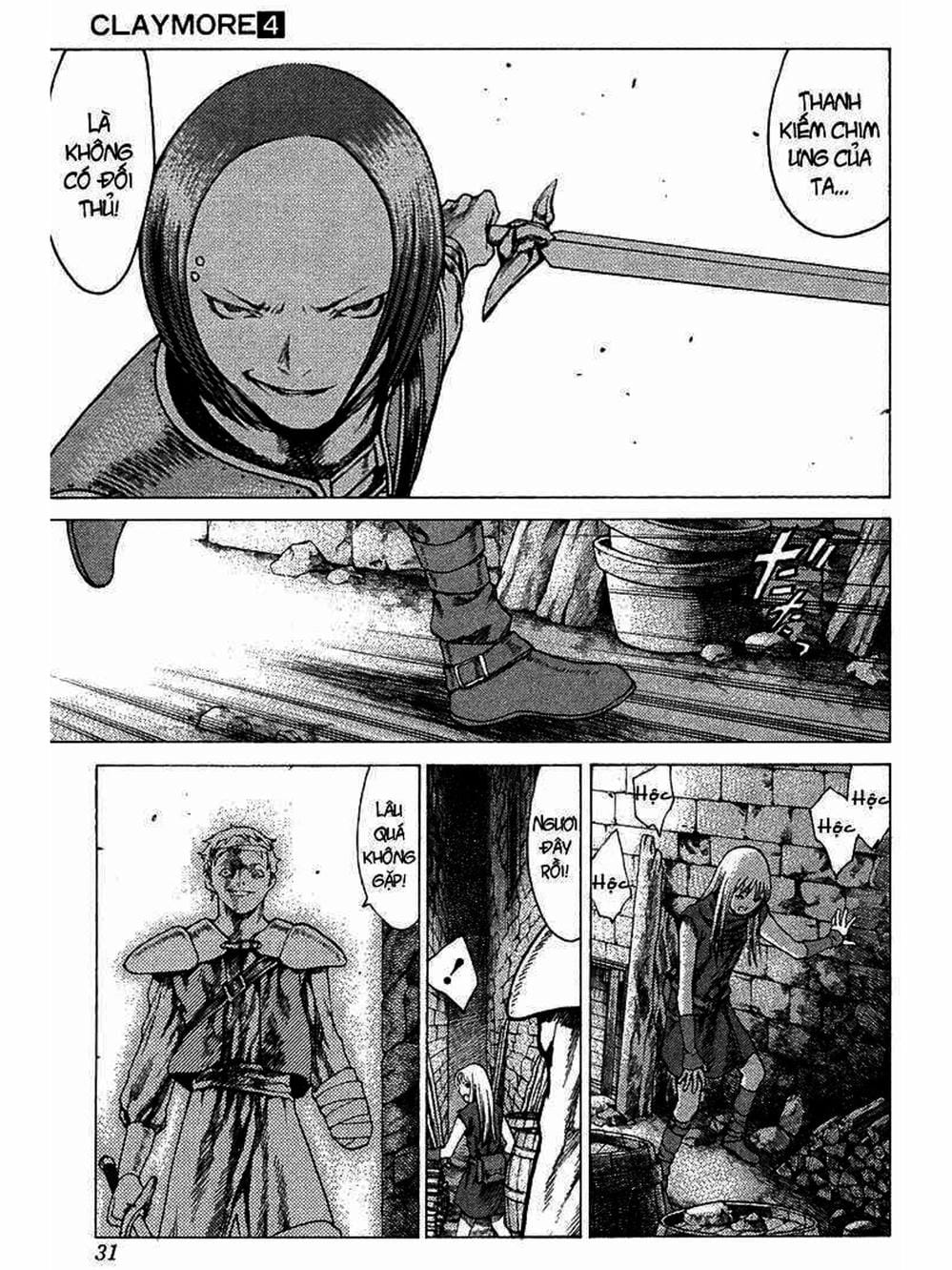 Truyện Tranh Claymore Mắt Bạc trang 4