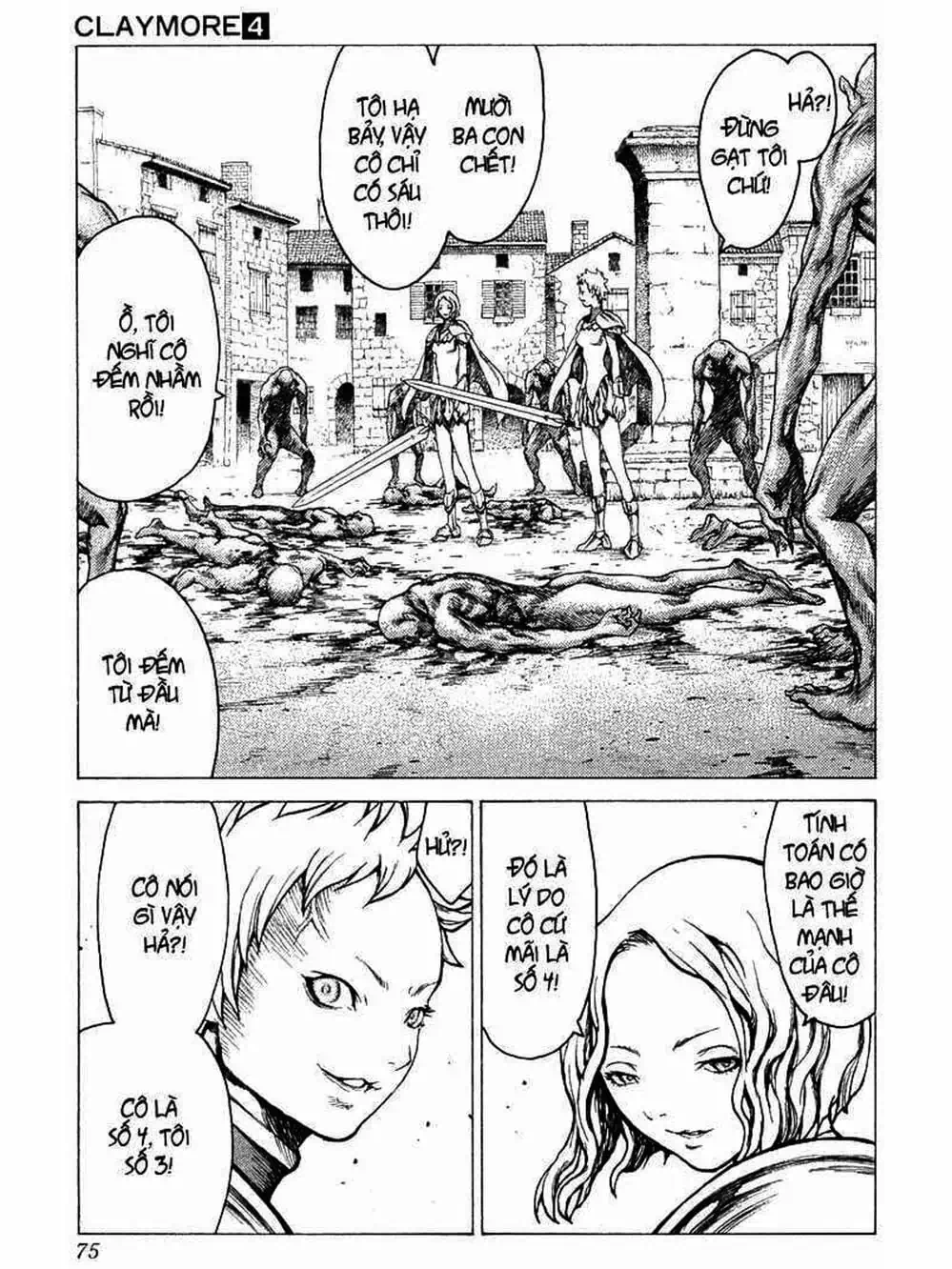 Truyện Tranh Claymore Mắt Bạc trang 4