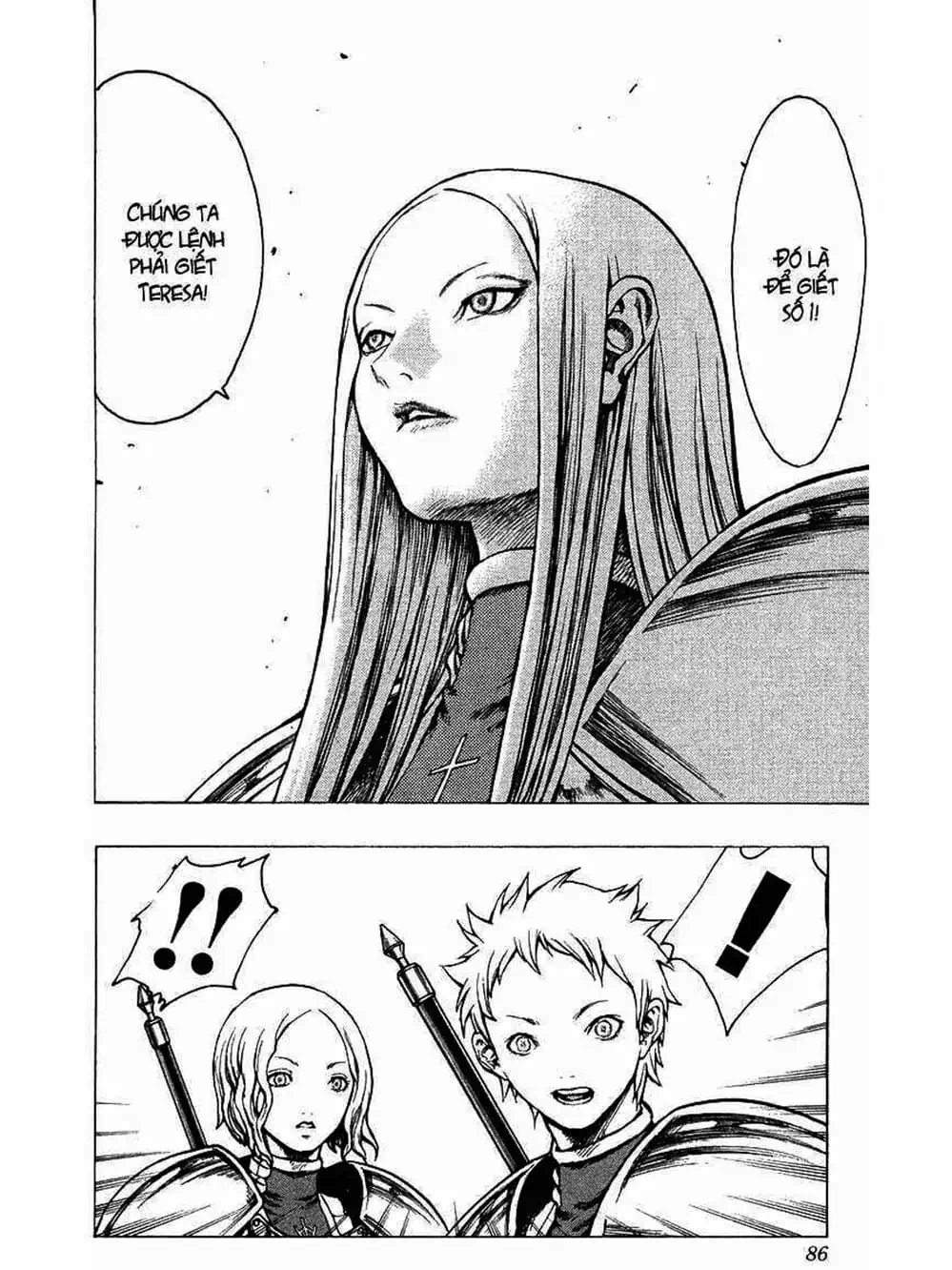 Truyện Tranh Claymore Mắt Bạc trang 4