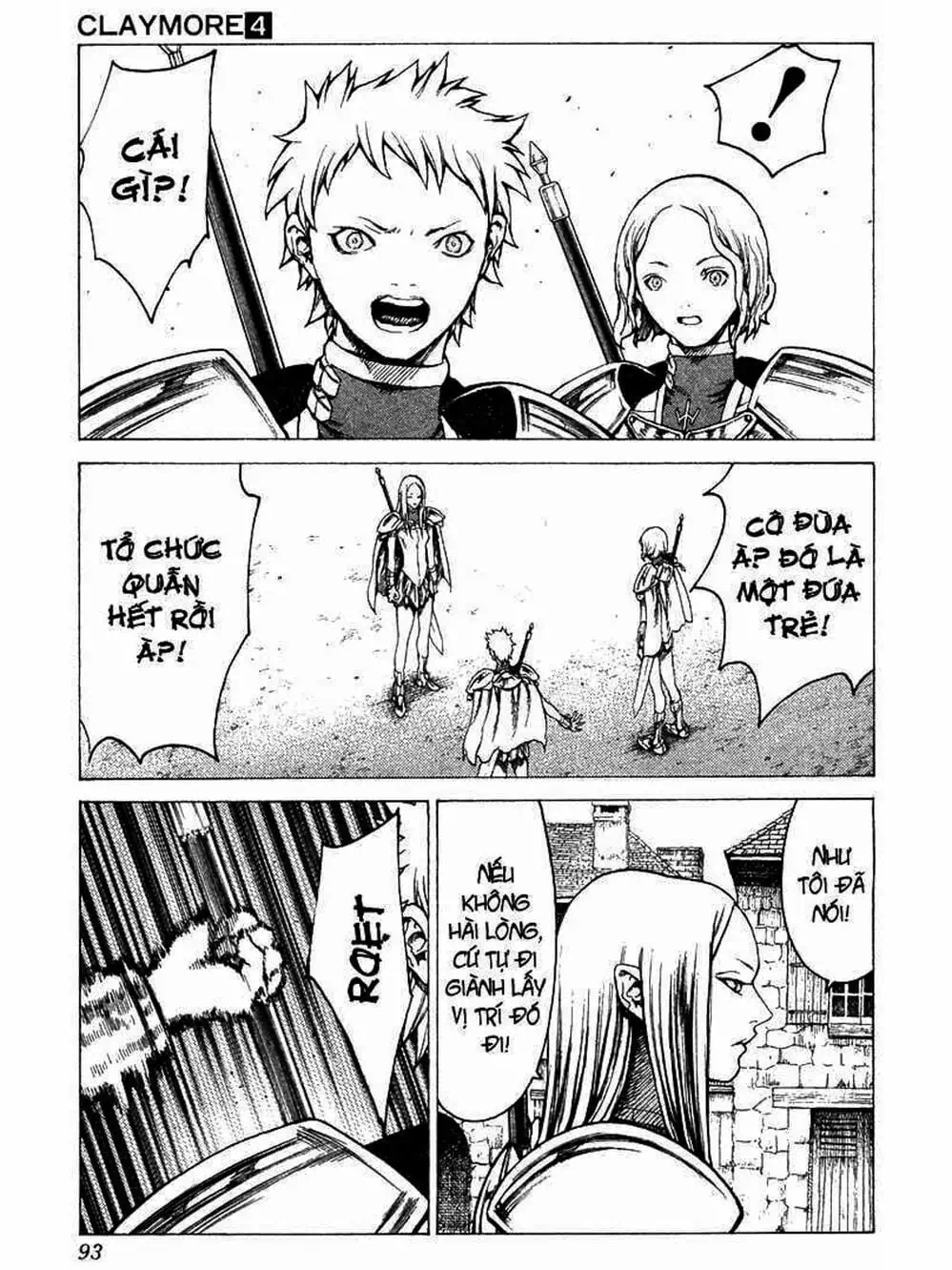 Truyện Tranh Claymore Mắt Bạc trang 4