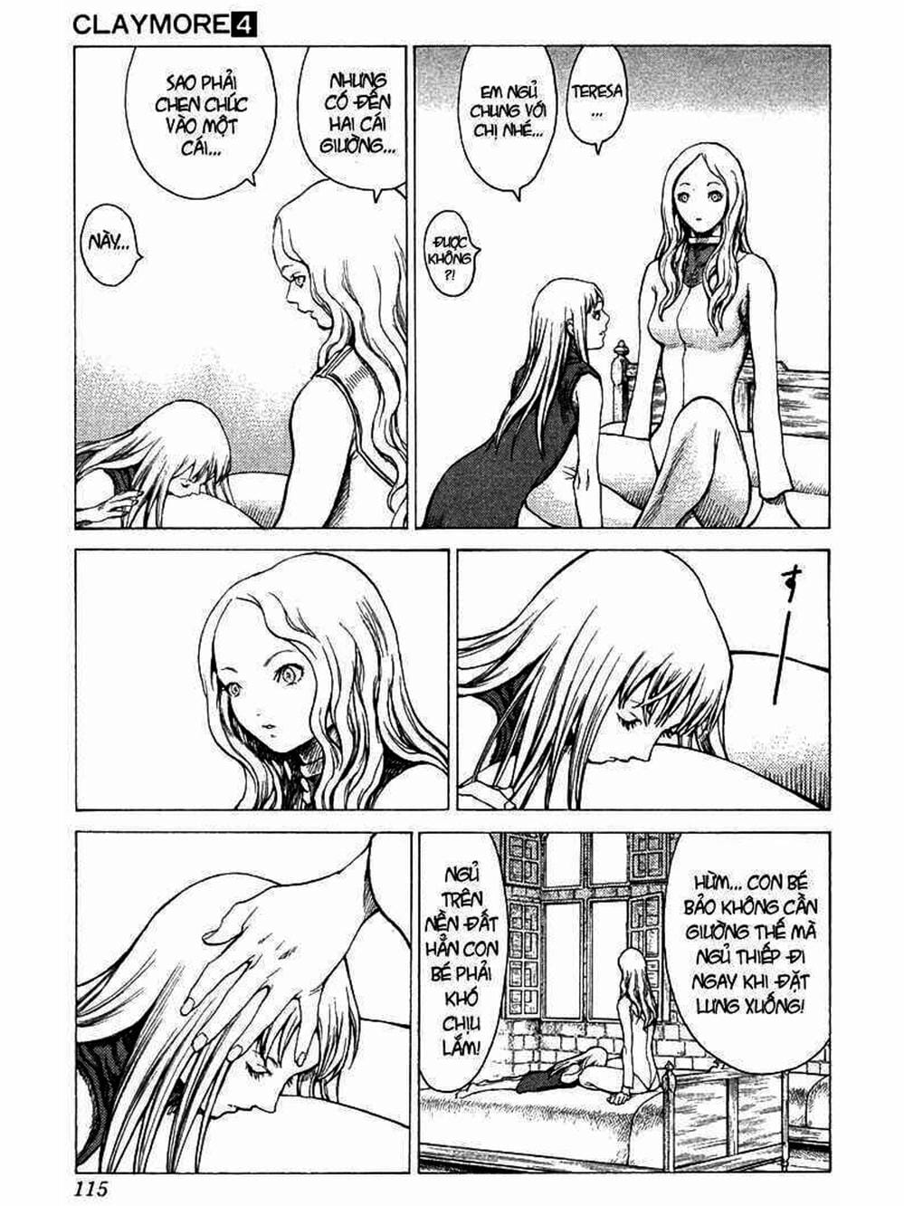 Truyện Tranh Claymore Mắt Bạc trang 4