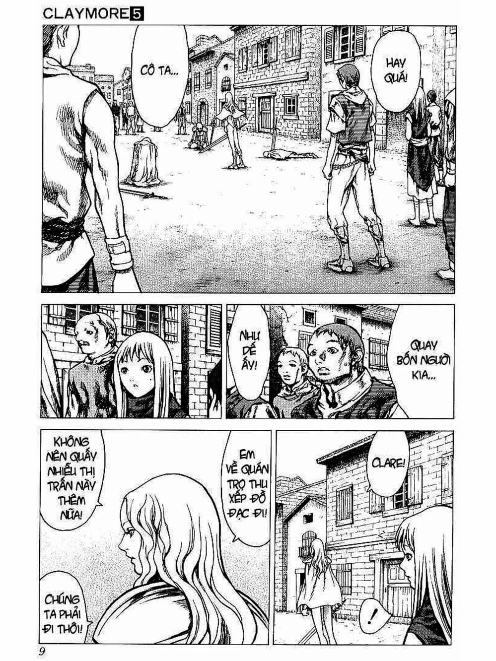 Truyện Tranh Claymore Mắt Bạc trang 4