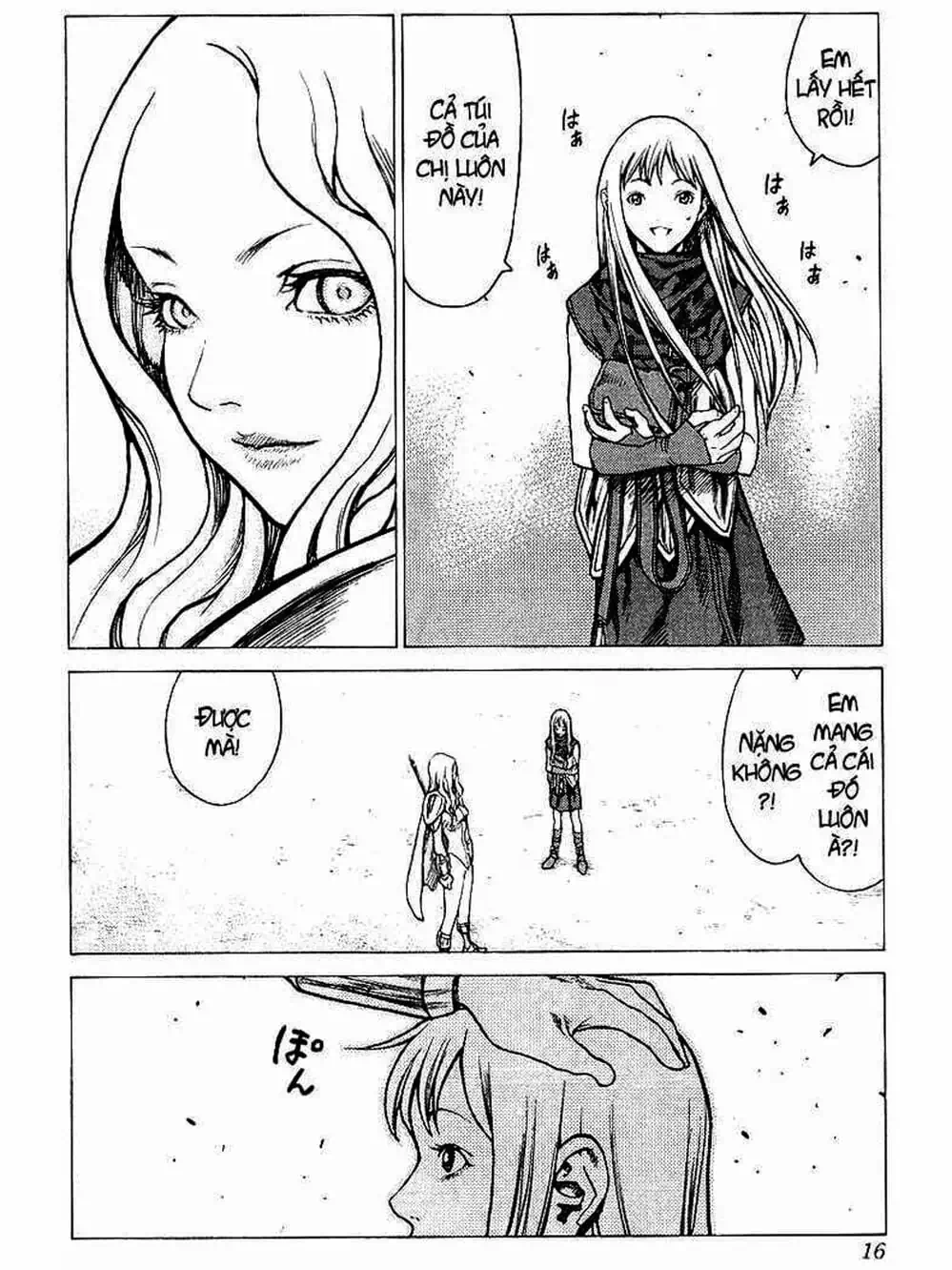 Truyện Tranh Claymore Mắt Bạc trang 4