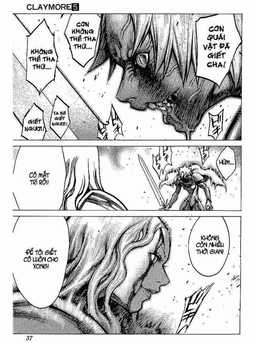Truyện Tranh Claymore Mắt Bạc trang 4