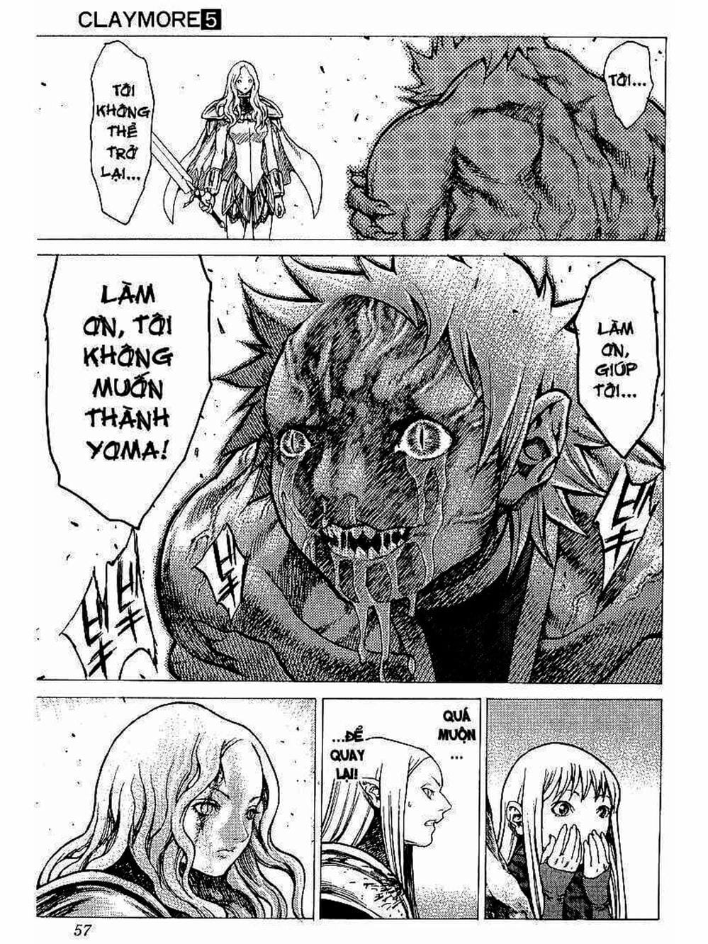 Truyện Tranh Claymore Mắt Bạc trang 4