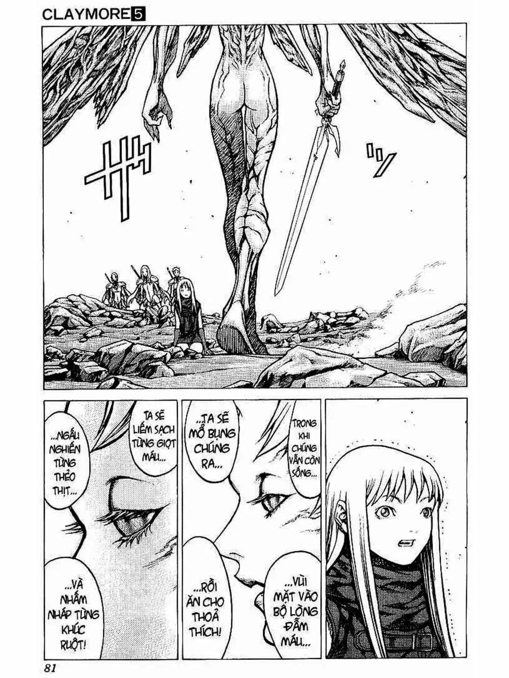 Truyện Tranh Claymore Mắt Bạc trang 4