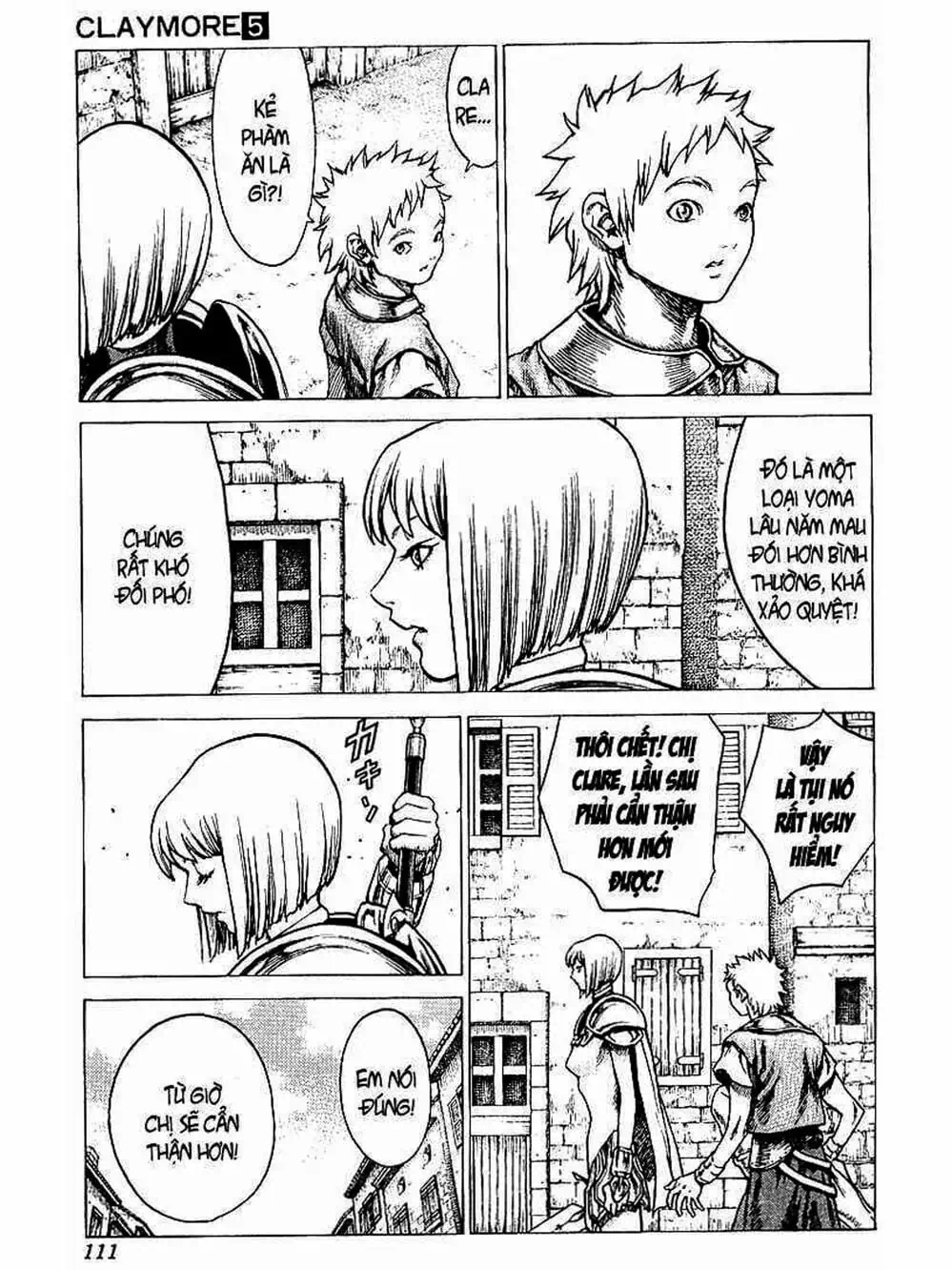 Truyện Tranh Claymore Mắt Bạc trang 4