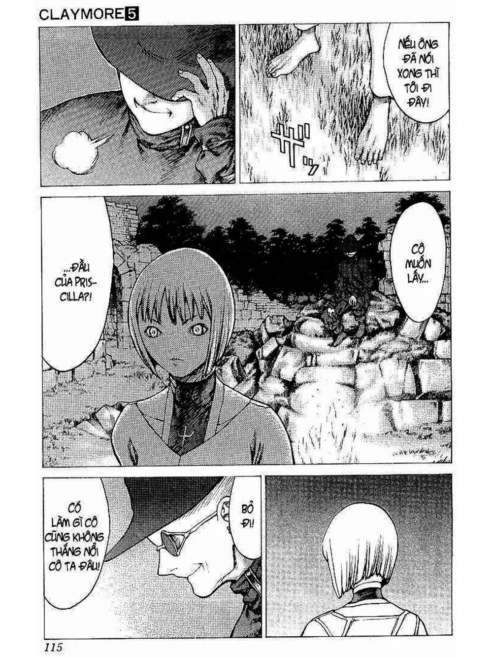 Truyện Tranh Claymore Mắt Bạc trang 4
