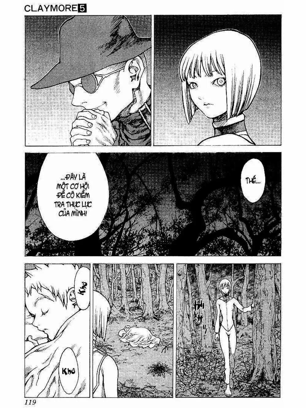 Truyện Tranh Claymore Mắt Bạc trang 4