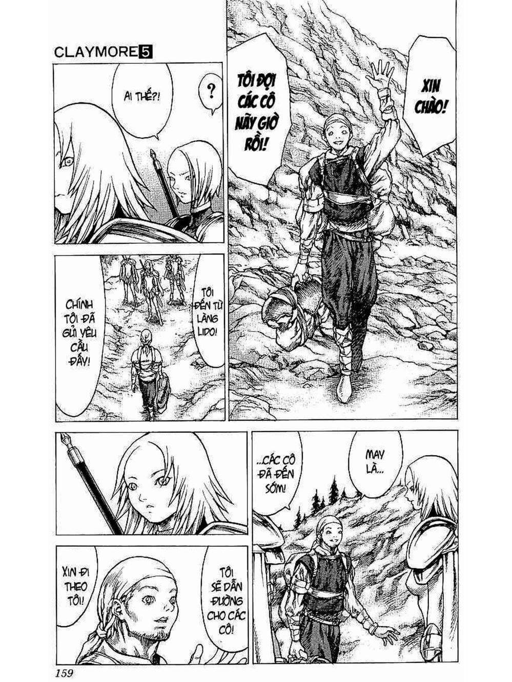 Truyện Tranh Claymore Mắt Bạc trang 4